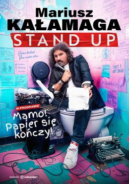 Działdowo Wydarzenie Stand-up Mariusz Kałamaga - Mamo! Papier się kończy!